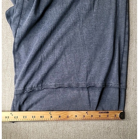 Livi Active Women's Plus Size 14/16 Gray Drawstring Waist Wide Leg Capri Pants - Picture 7 of 9